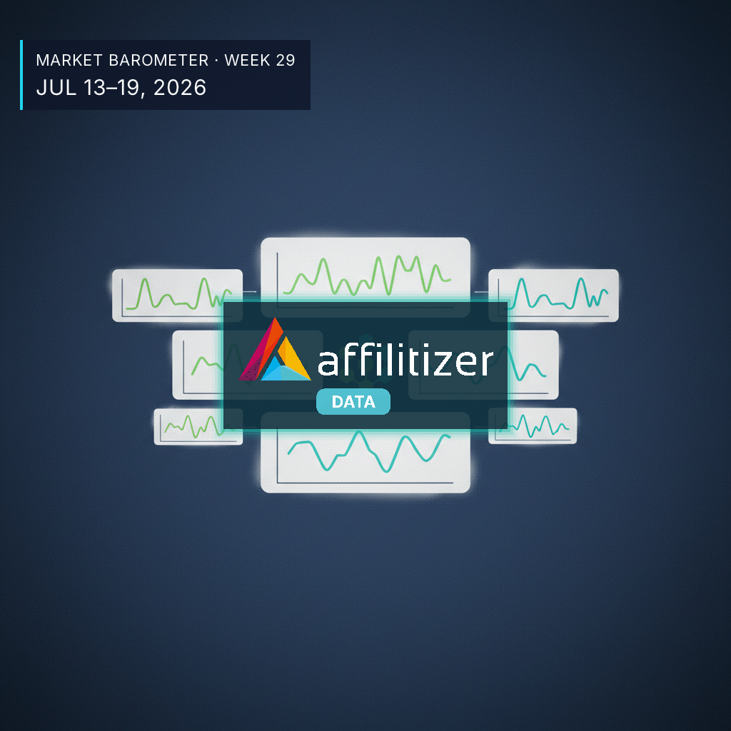 Image source: Affilitizer Market Barometer Steady market conditions: Top network movements over the past week