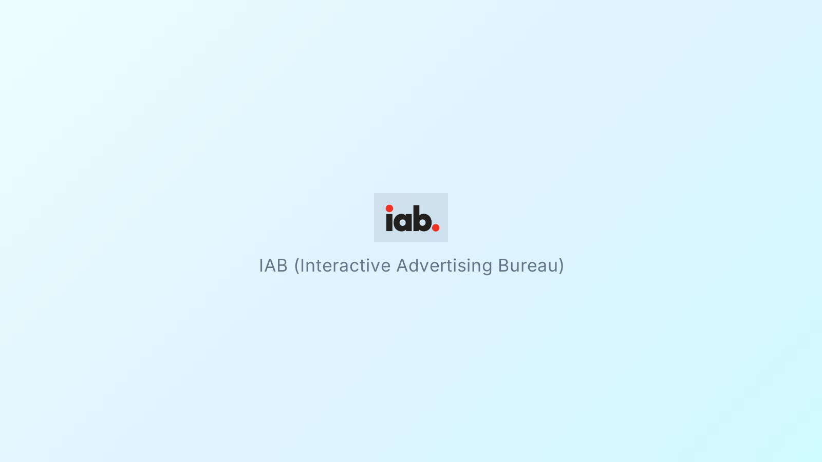 Logo: IAB (Interactive Advertising Bureau) IAB UK Calls for Common Technical Standards to Scale AI and Retail Media Integration