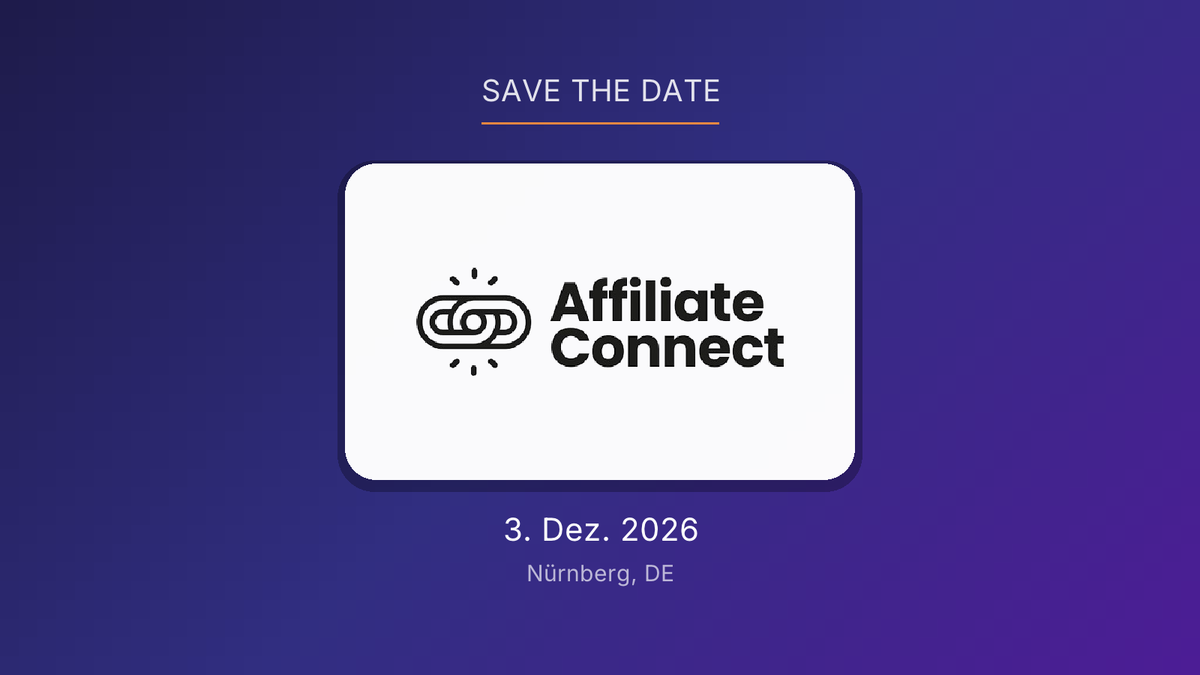 Affiliate Connect: Christkindl Connect 2026: 3. Dez., Nürnberg
