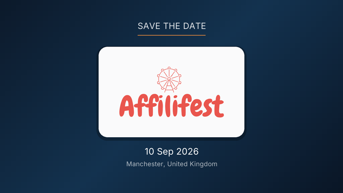 Logo: Affilifest · Grafik: Affilitizer Affilifest North 2026: Manchester to Host Affiliate Marketing Festival