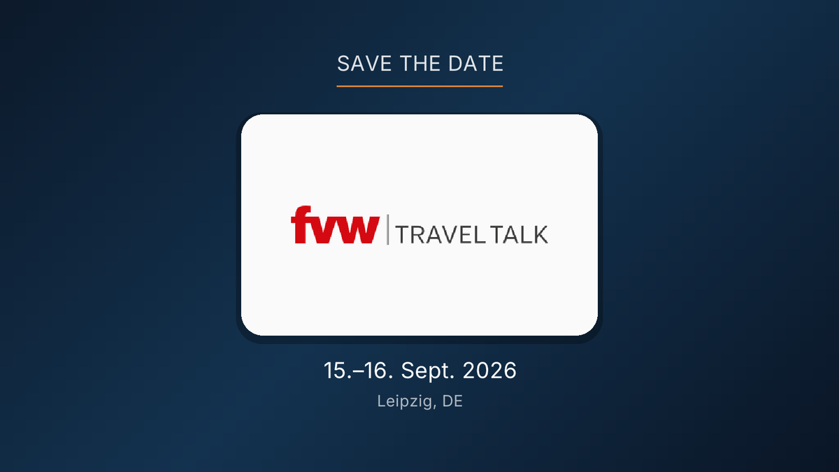 fvw TravelTalk Kongress 2026: Fachtreff der Reisebranche in Leipzig