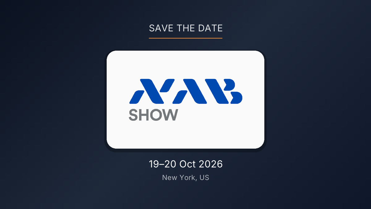 Logo: NAB Show · Grafik: Affilitizer NAB Show New York 2026 to Focus on AI and Creator Economy